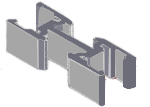 Click Shelving DU Double Upright