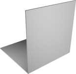 Click Shelving Folded Plate Bookend
